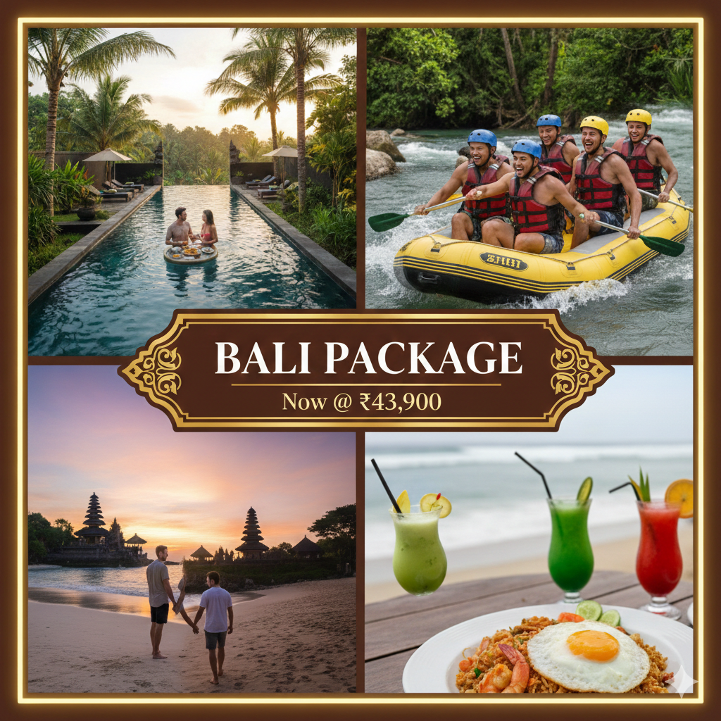 Bali Package Now @43,900