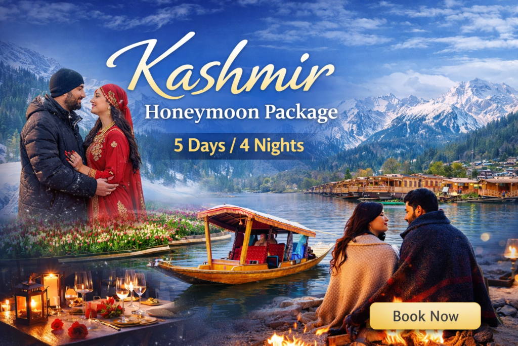 Kashmir Honeymoon Package 5D/4N