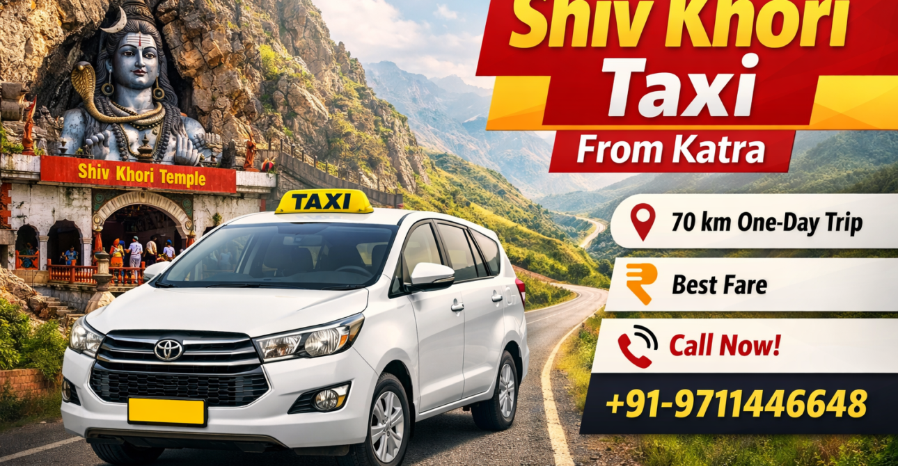 Shiv Khori Taxi from Katra Call for Fare & Booking