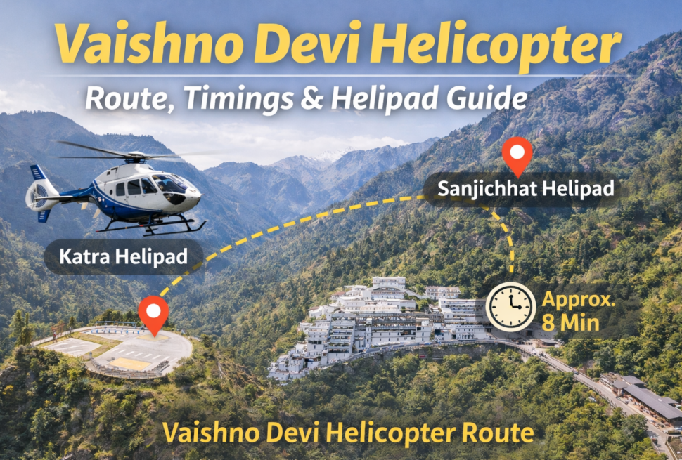 vaishno devi helicopter route