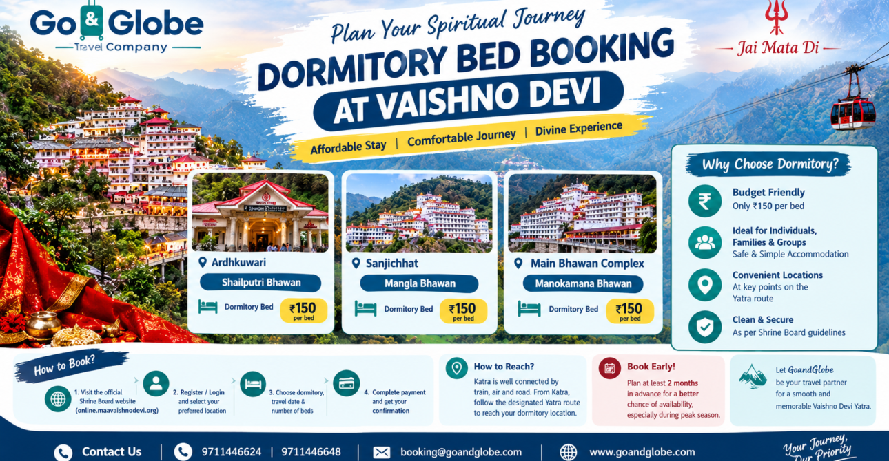 Dormitory Bed Booking at Vaishno Devi